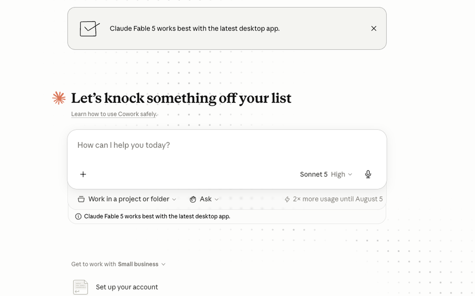 Area prompt Claude Cowork untuk memahami input, konteks, dan pengecekan output AI.
