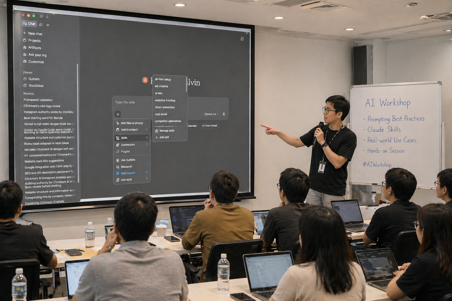 Hands-on workshop with the team